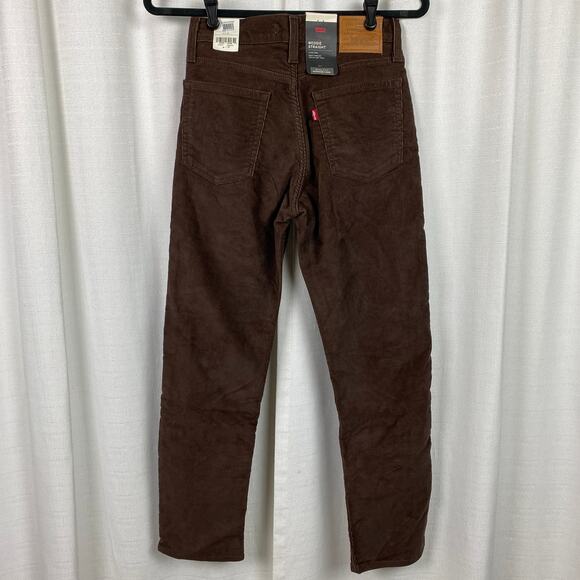 Levi’s Brown Corduroy Wedgie Straight Pants Sz.25 NWT - Picture 10 of 15